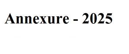 Annexure-2025